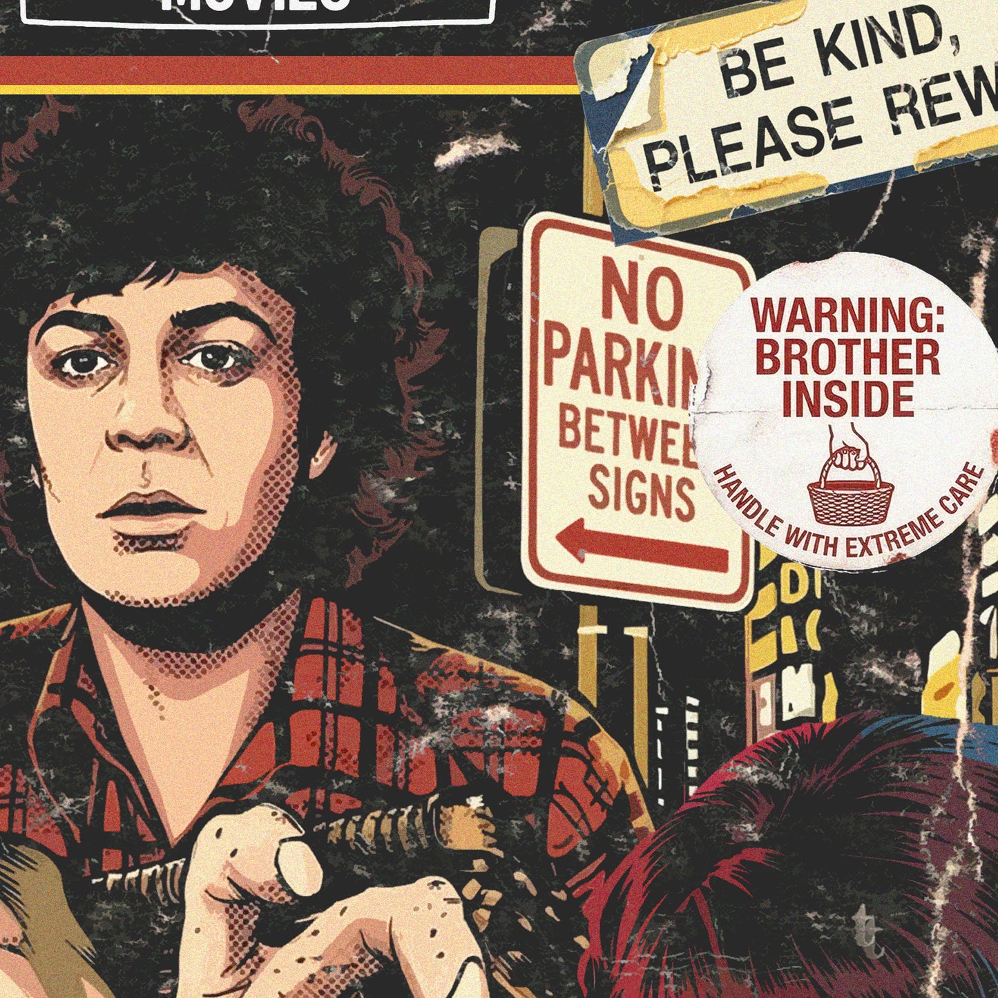 Basket Case (1982) - "Belial's Revenge" VHS Tribute Art Print