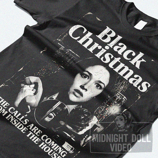 BLACK CHRISTMAS (1974) - "THE CALLS ARE COMING FROM INSIDE THE HOUSE" VINTAGE T-SHIRT