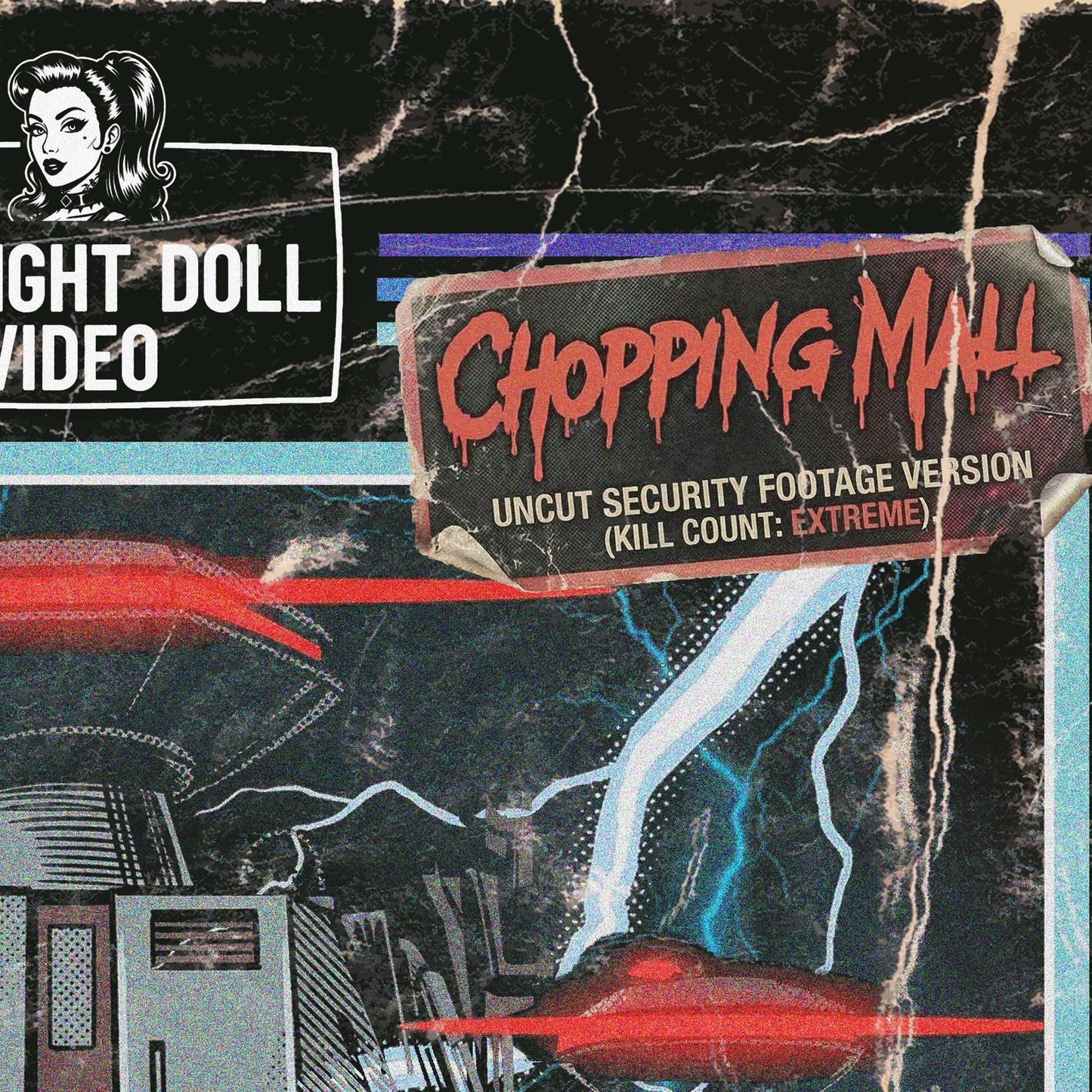 Chopping Mall (1986) - "Killbots" VHS Tribute Art Print