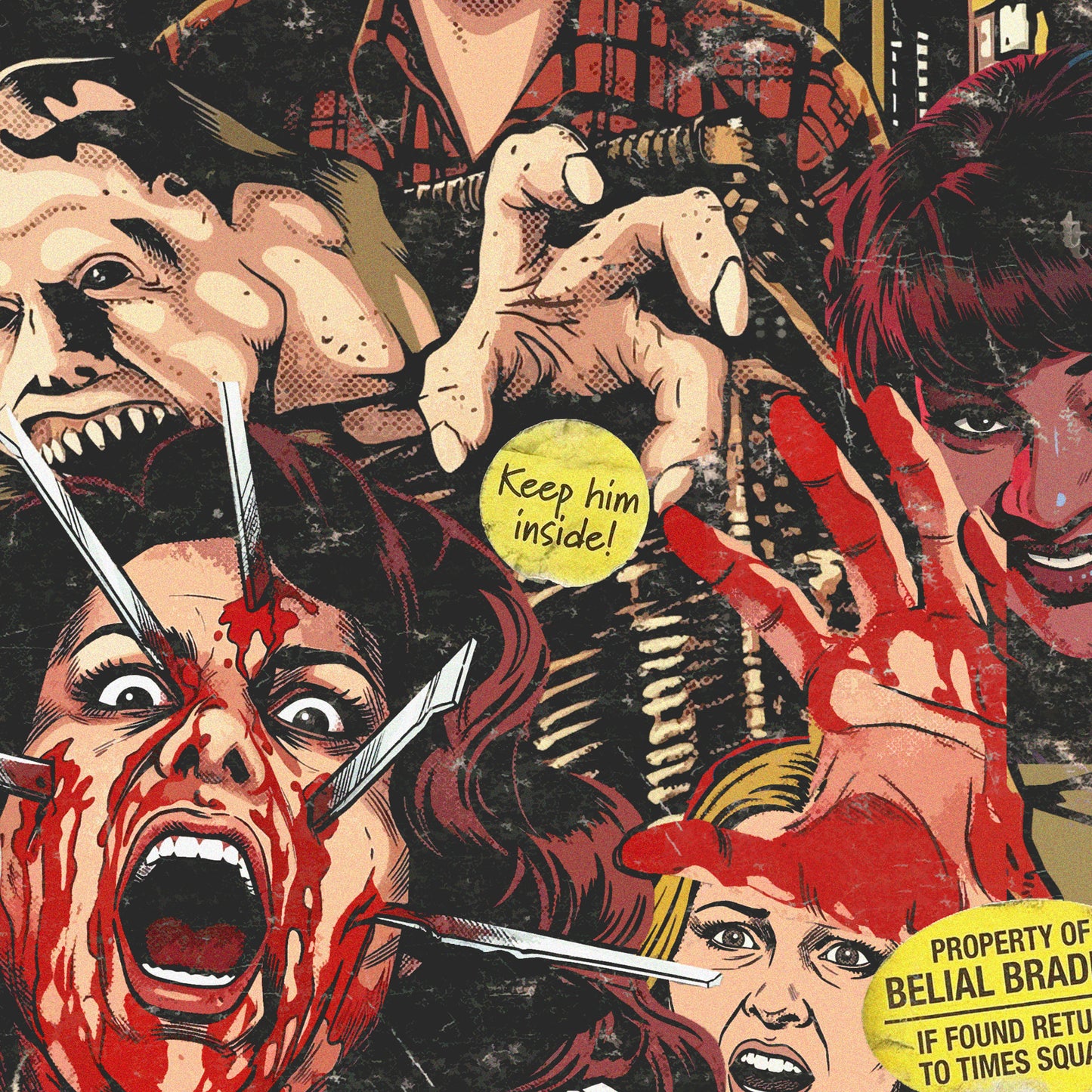 Basket Case (1982) - "Belial's Revenge" VHS Tribute Art Print
