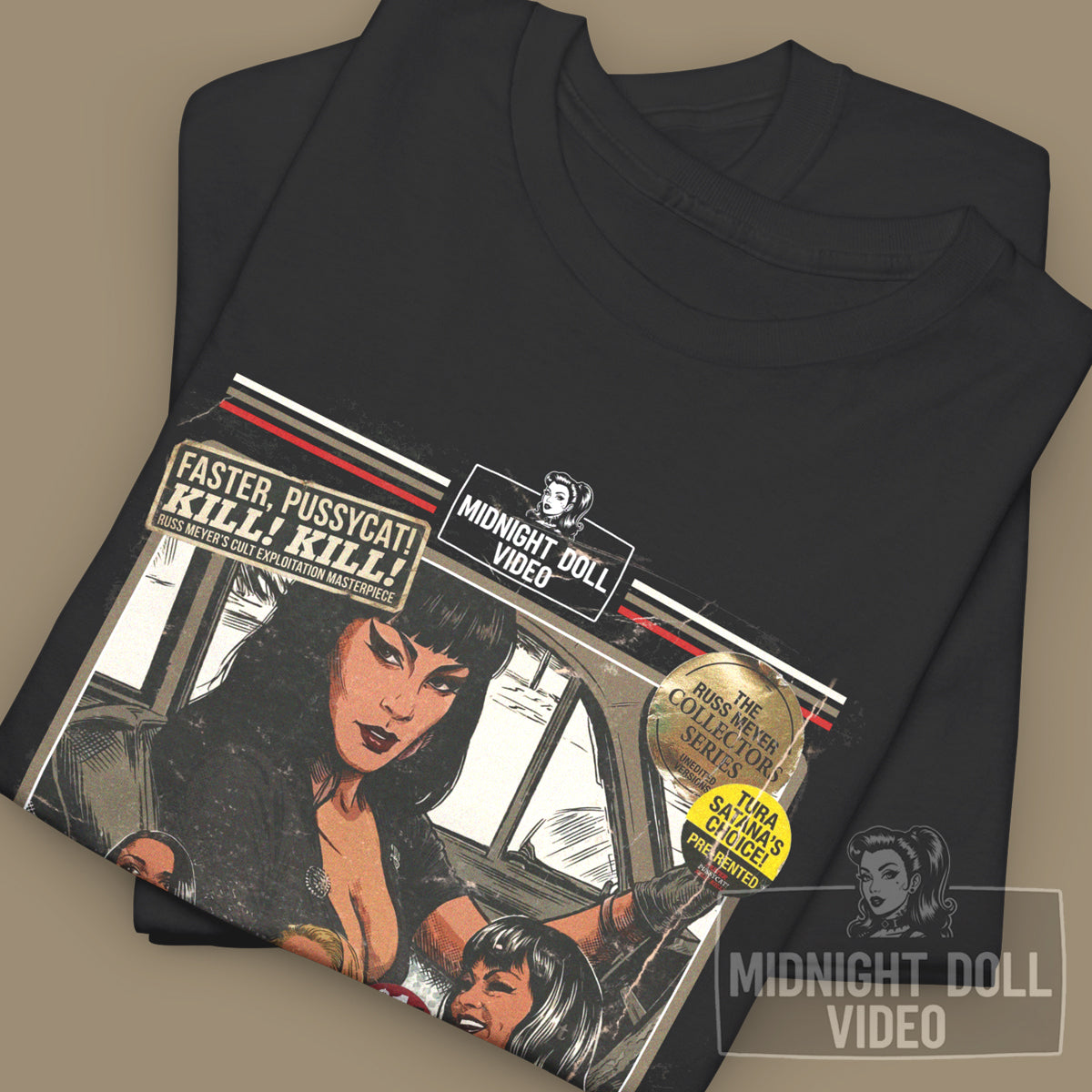 Faster, Pussycat! Kill! Kill! (1965) - VHS Tribute T-Shirt