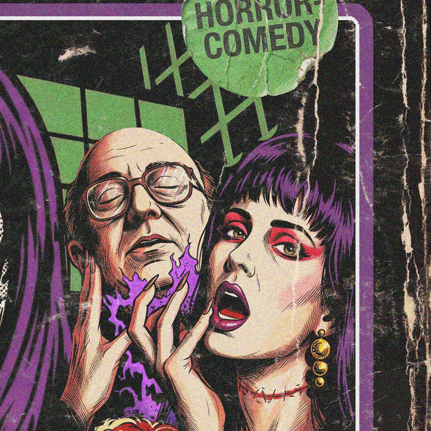 Frankenhooker (1990) - "Wanna Date?" VHS Tribute Art Print