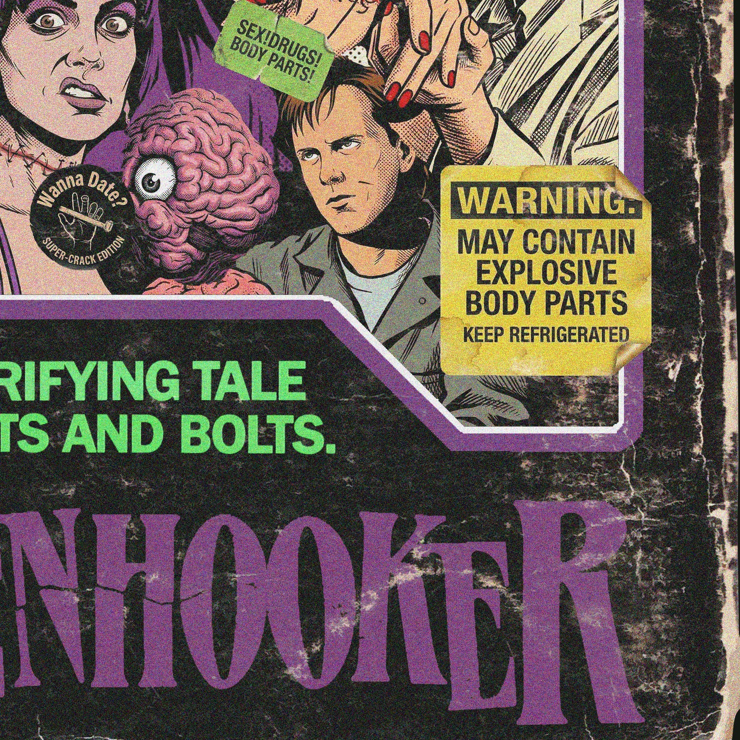 Frankenhooker (1990) - "Wanna Date?" VHS Tribute Art Print