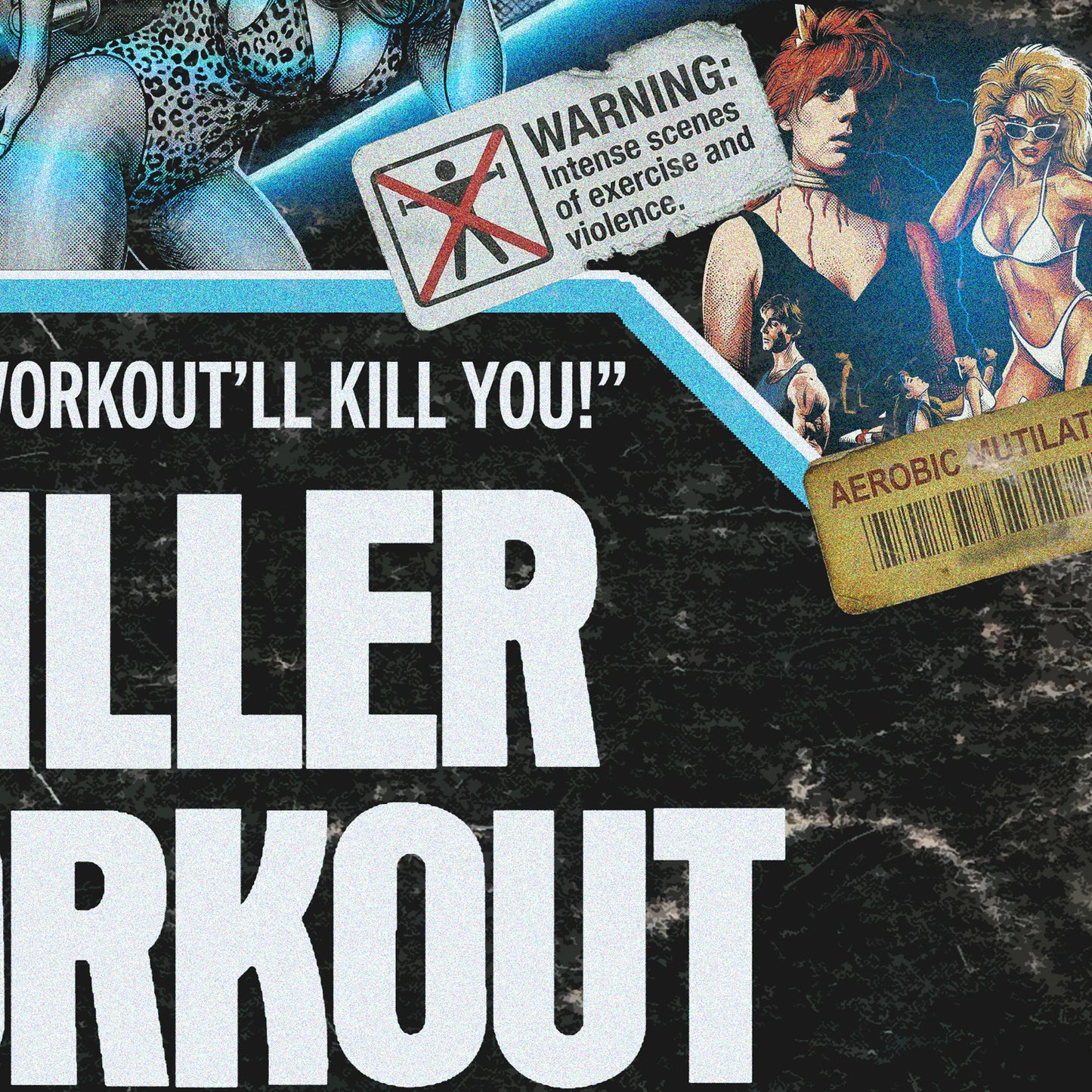 Killer Workout (1987) - "Aerobicide" VHS Tribute Art Print