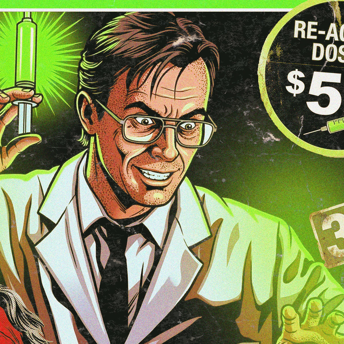 Re-Animator (1985) - "Herbert West's Reagent" VHS Tribute Art Print
