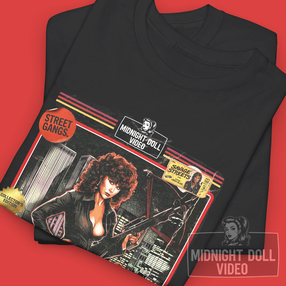 Savage Streets (1984) - "Brenda's Revenge" VHS Tribute T-Shirt