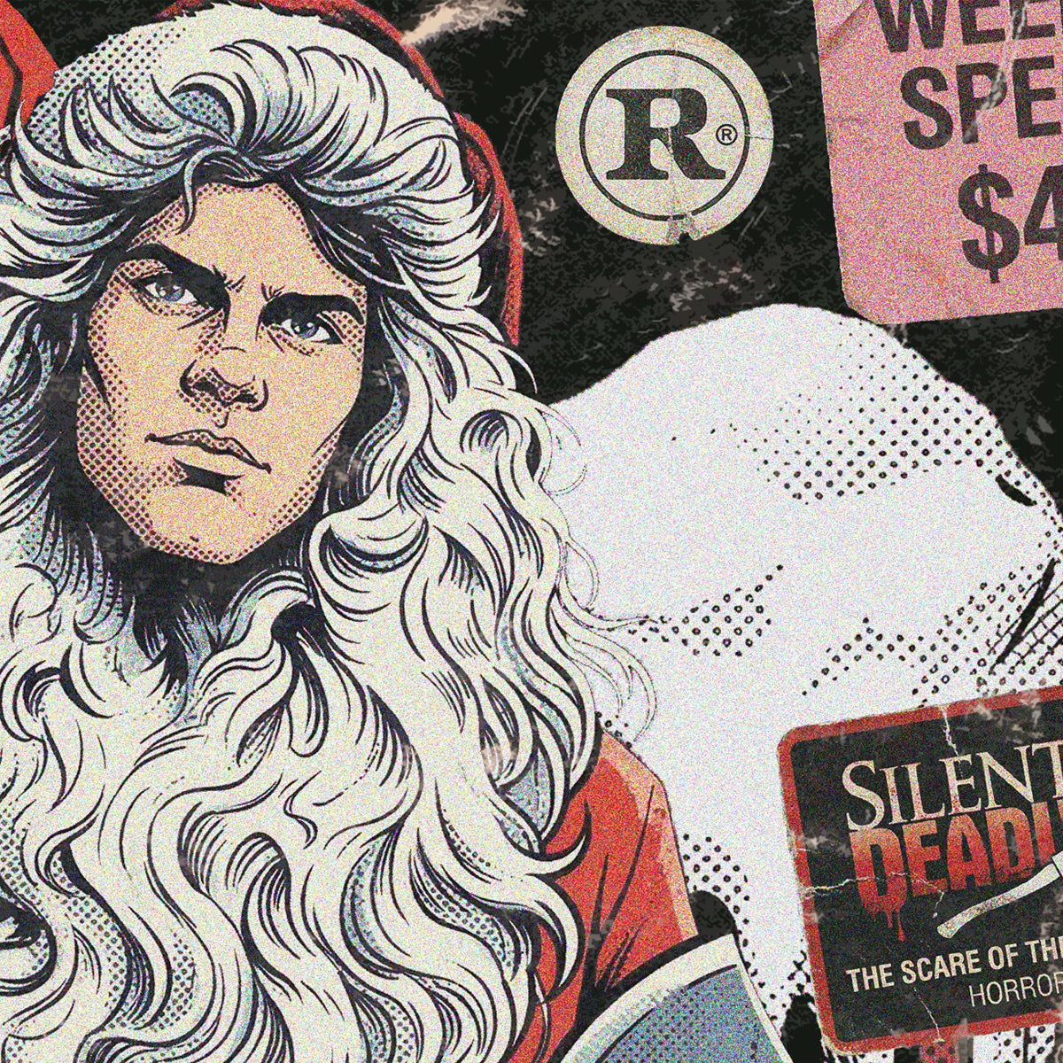 SILENT NIGHT, DEADLY NIGHT (1984) - "SANTA'S AXE" VHS TRIBUTE ART PRINT