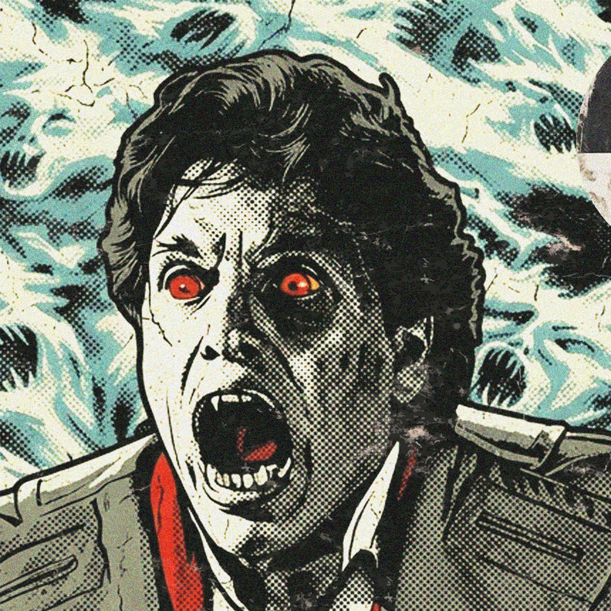 Fright Night (1985) - "Jerry Dandrige" VHS Tribute Art Print