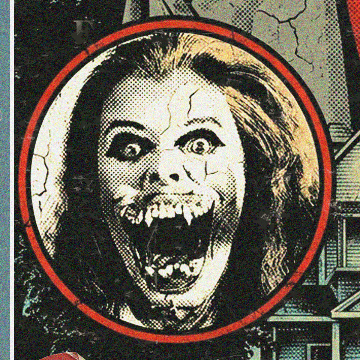 Fright Night (1985) - "Jerry Dandrige" VHS Tribute Art Print
