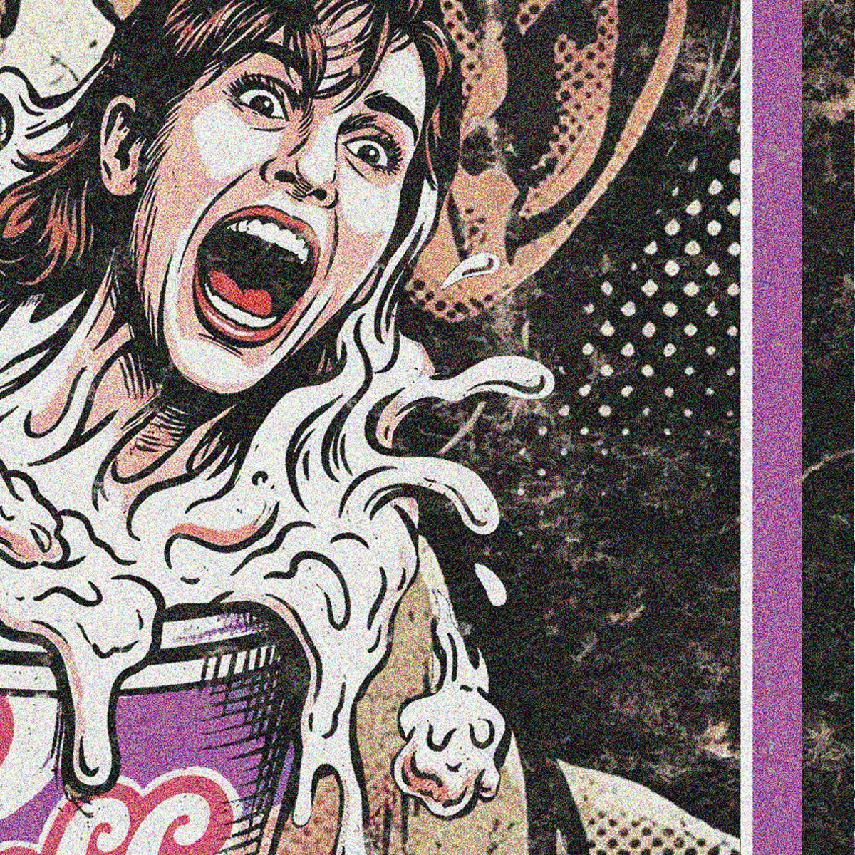 The Stuff (1985) "Eat It" - VHS Tribute Art Print