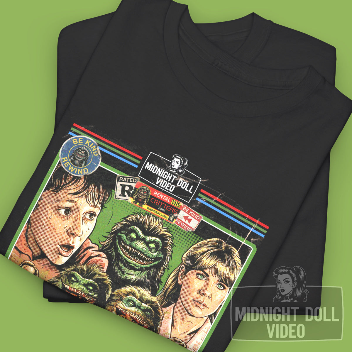 Critters (1986) - VHS Tribute T‑Shirt