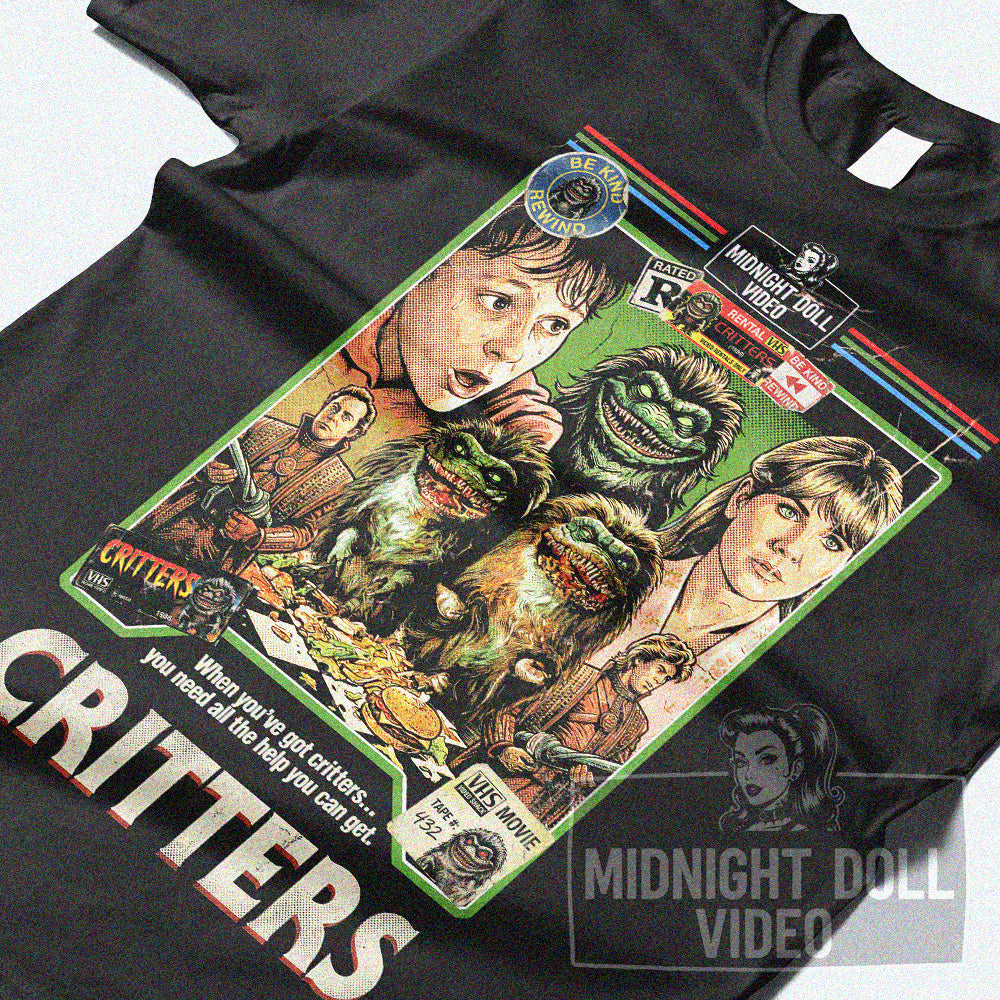 Critters (1986) - VHS Tribute T‑Shirt