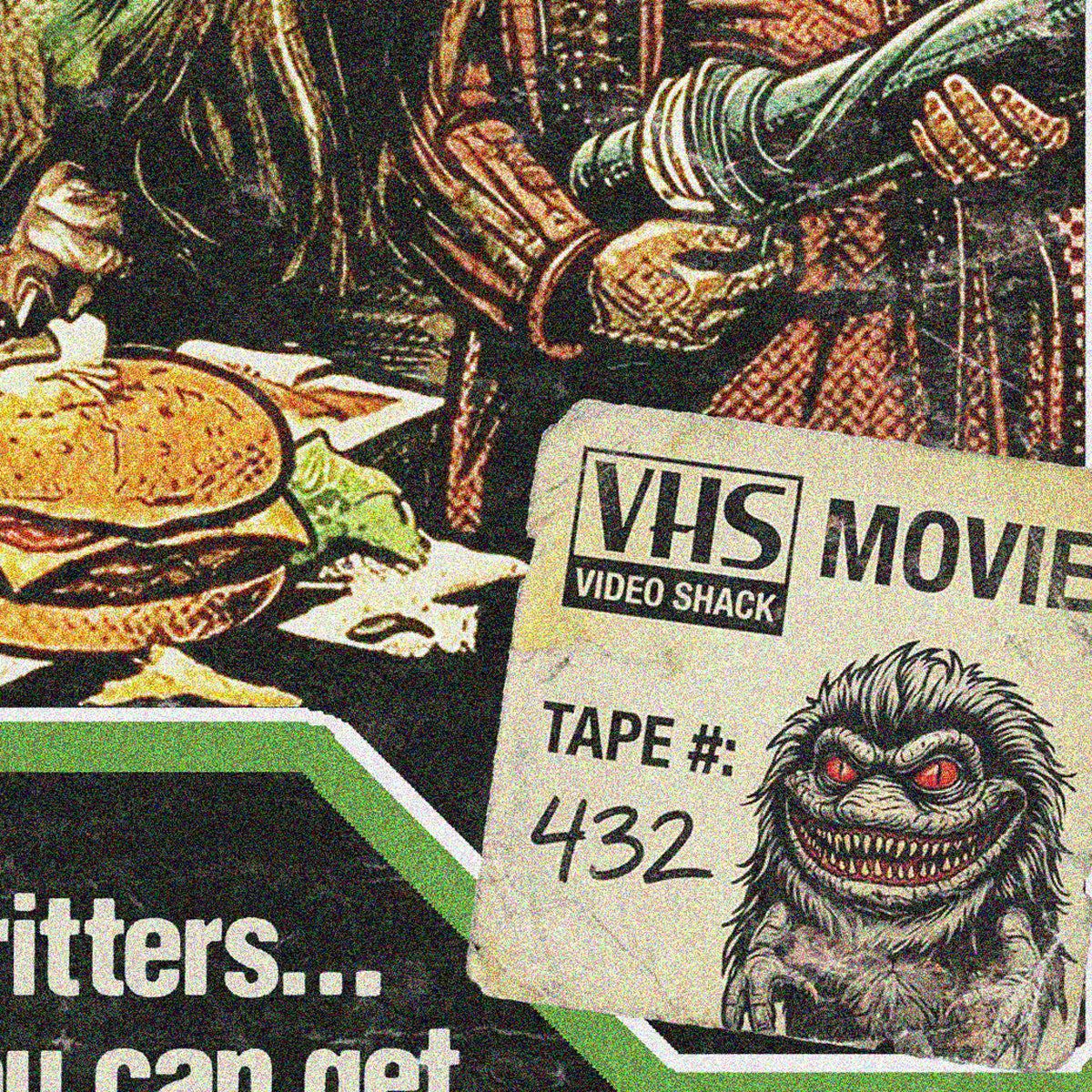 Critters (1986) - ''Crite Invasion'' VHS Tribute Art Print