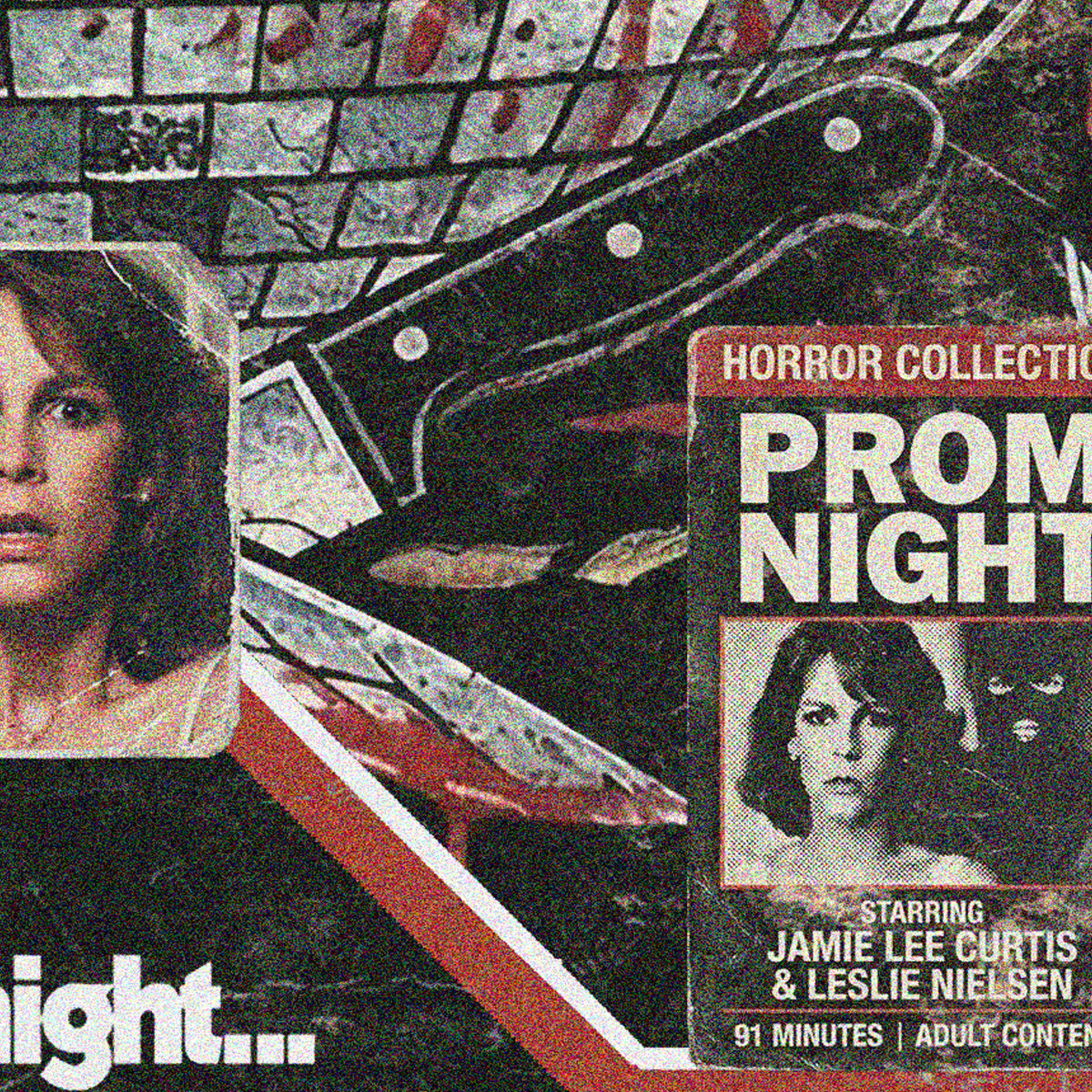 Prom Night (1980) - ''Jamie Lee Curtis'' VHS Tribute Art Print