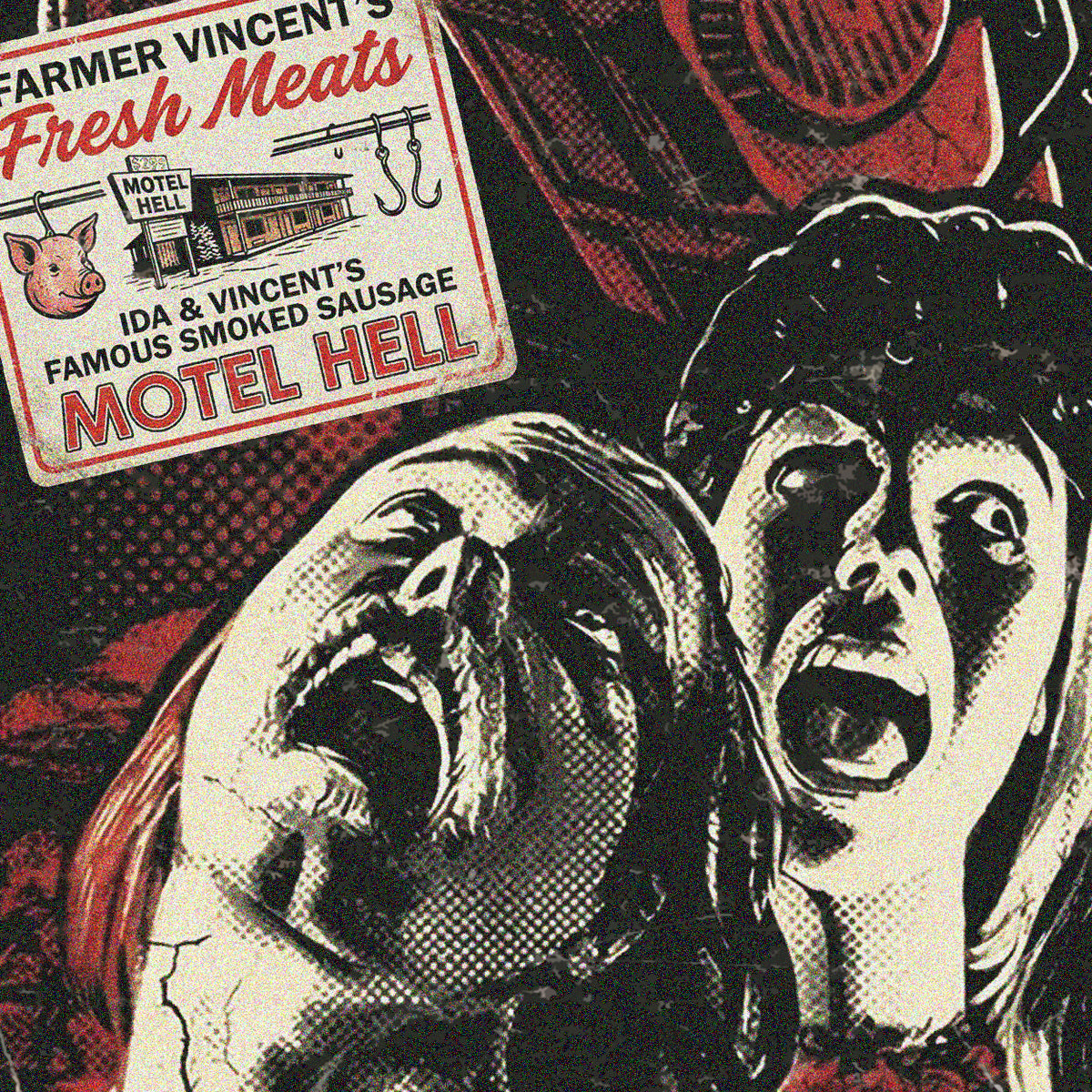 Motel Hell (1980) ''Farmer Vincent's''- VHS Tribute Art Print