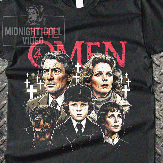The Omen - Damien's Curse Vintage Graphic T-Shirt