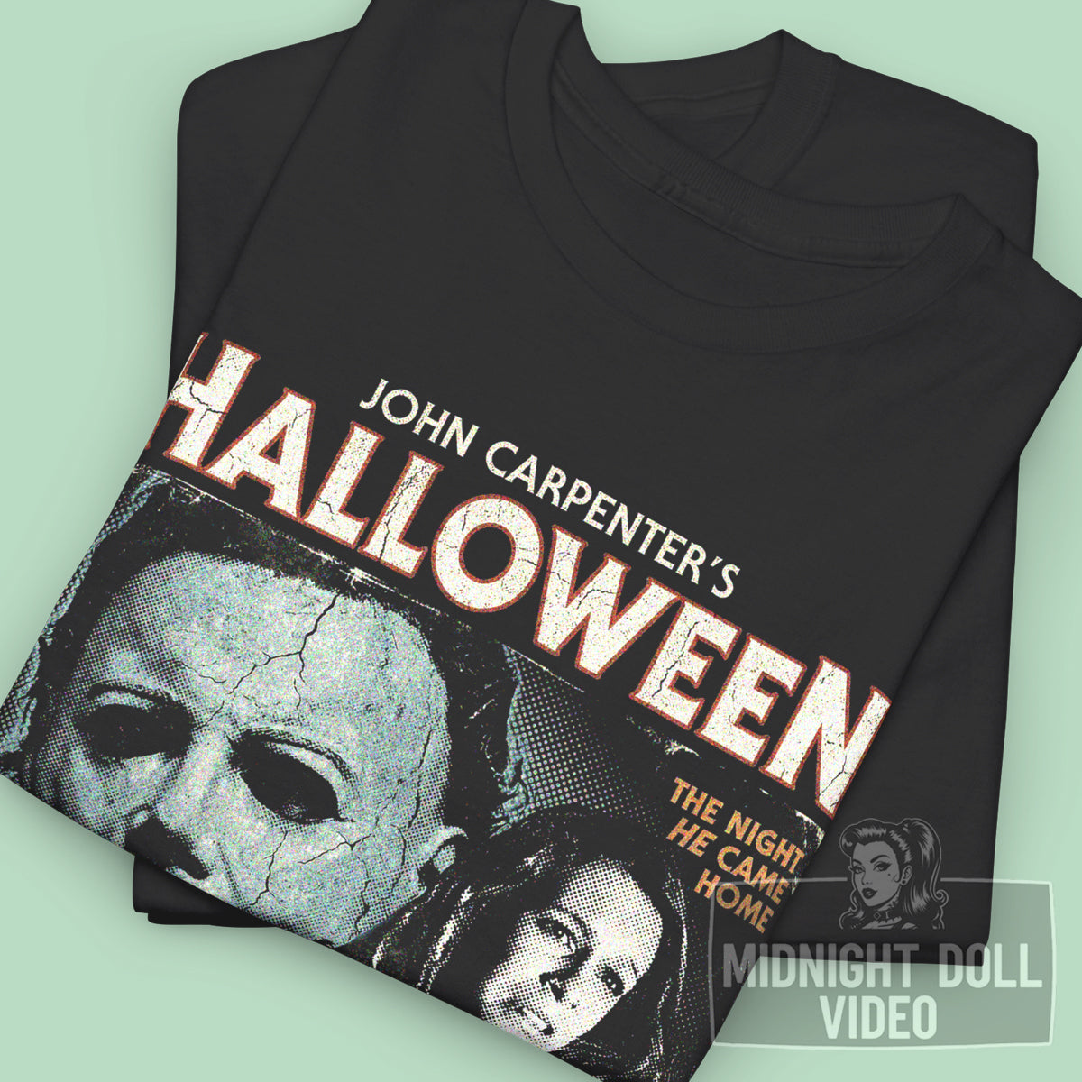 Halloween (1978) - "The Night He Came Home" Vintage Shirt - Classic Fit