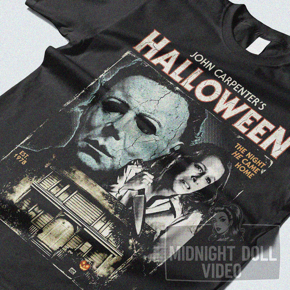 Halloween (1978) - "The Night He Came Home" Vintage Shirt - Classic Fit