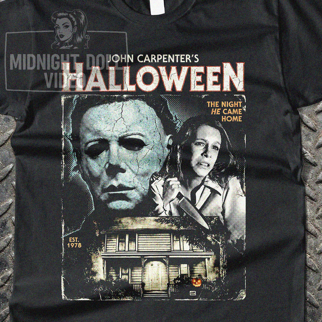 Halloween (1978) - "The Night He Came Home" Vintage Shirt - Classic Fit