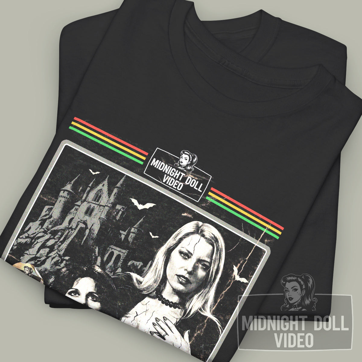 Vampyres (1974) - "Very, Very Red" VHS Tribute T-Shirt
