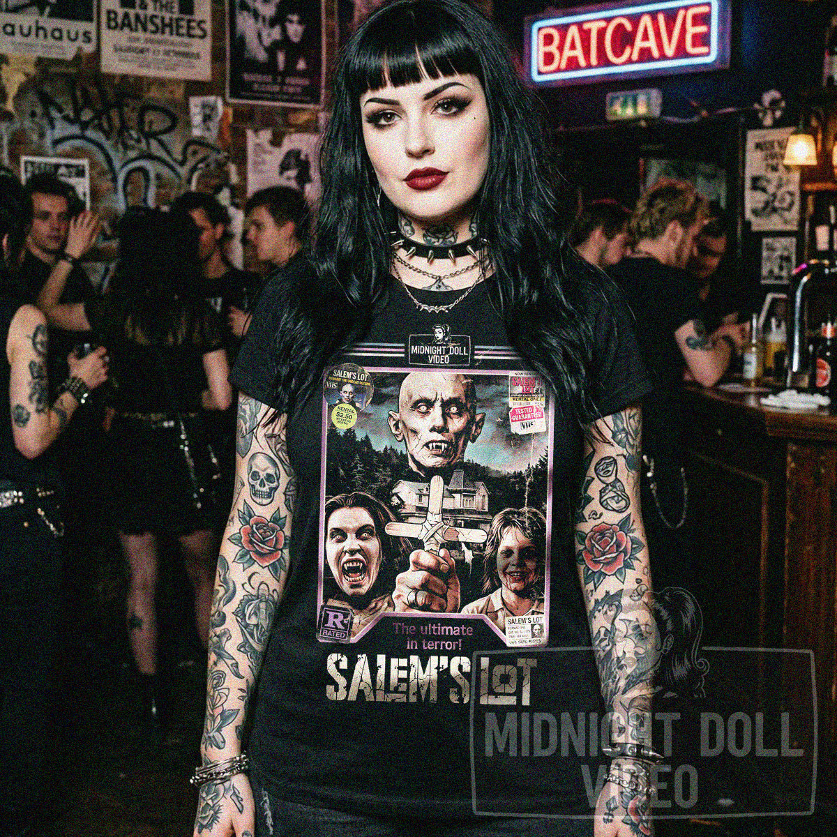 Salem's Lot (1979) - "The Ultimate in Terror" VHS Tribute T-Shirt