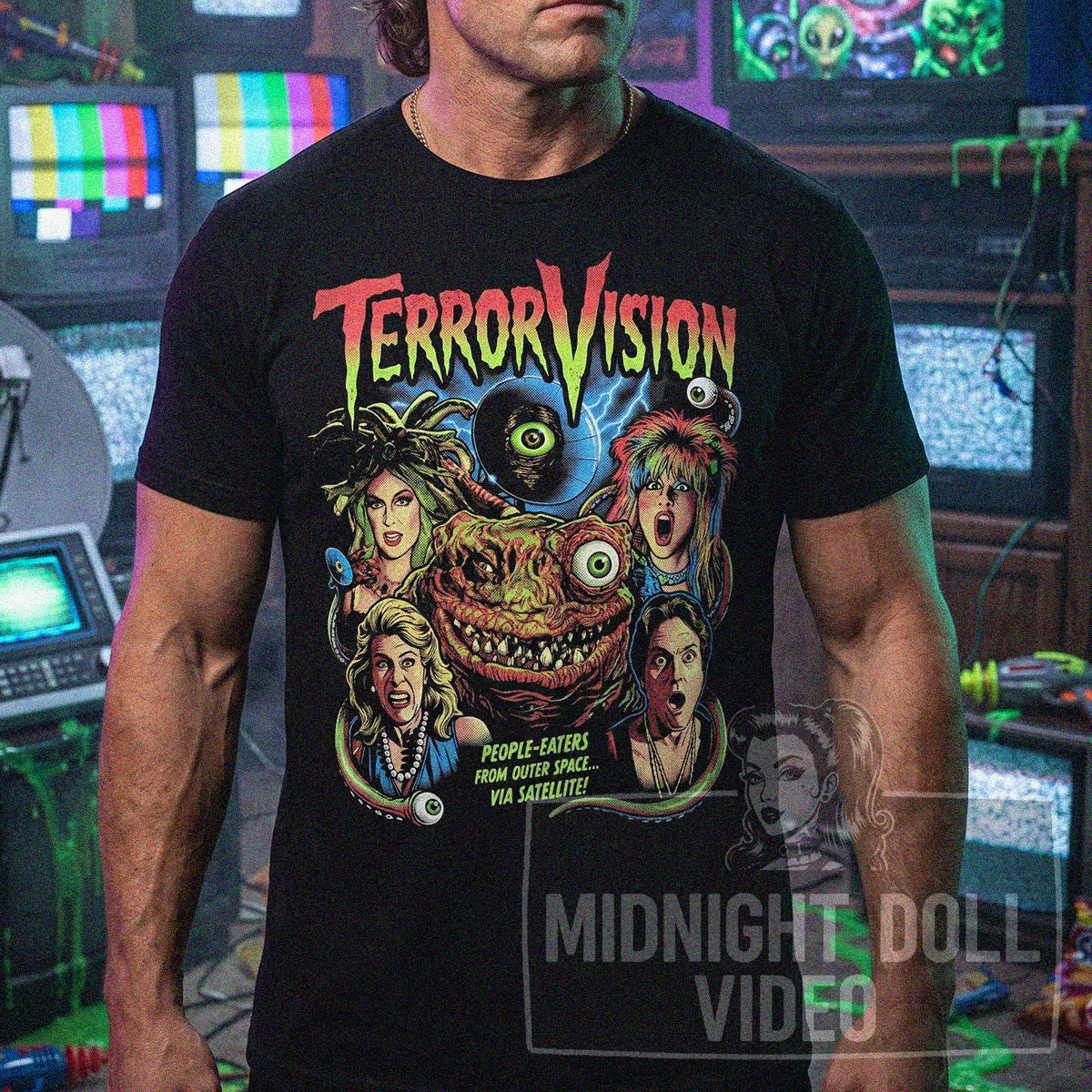 TerrorVision (1986) - "People-Eaters" Vintage T-Shirt