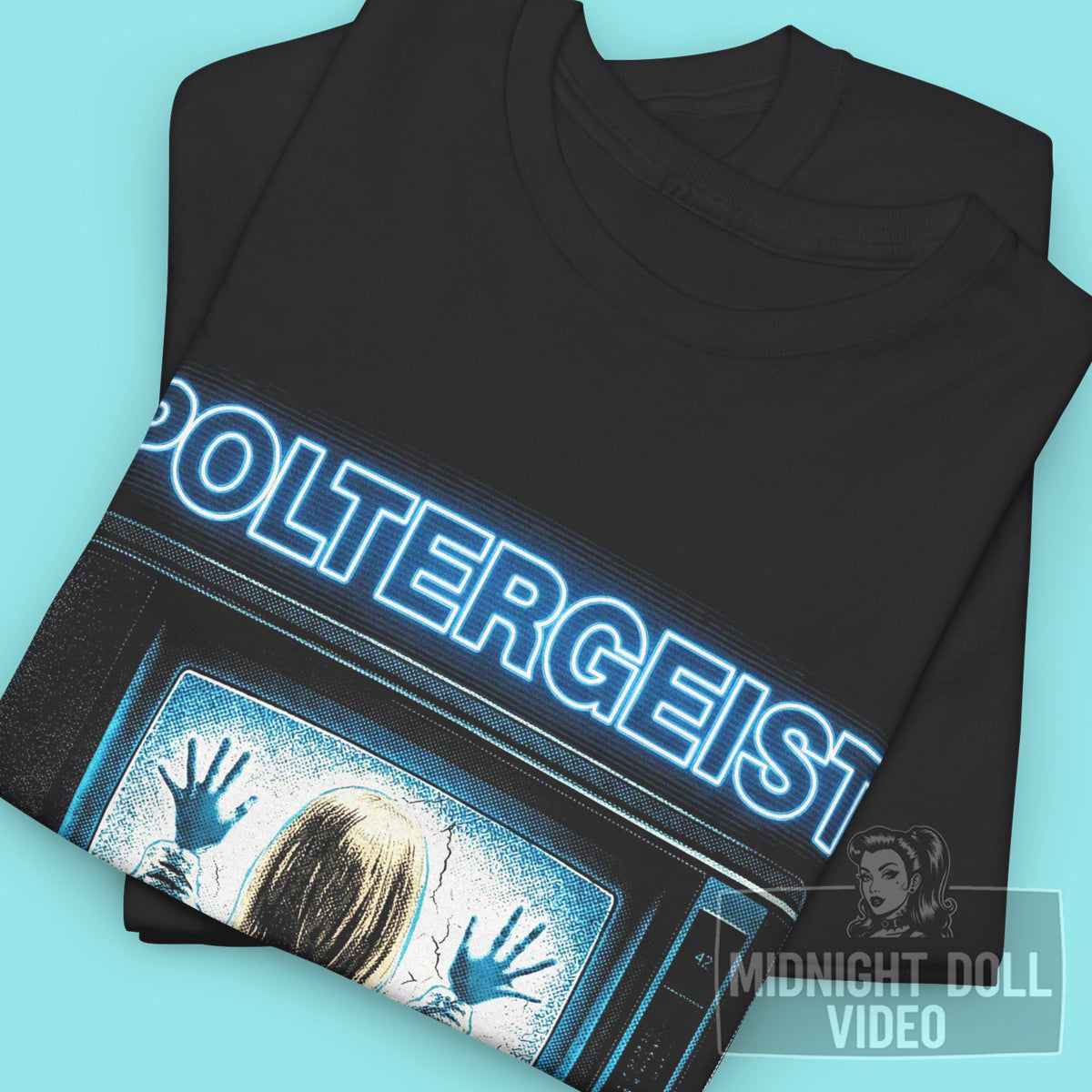 POLTERGEIST (1982) - "THEY'RE HERE" VINTAGE HORROR T-SHIRT