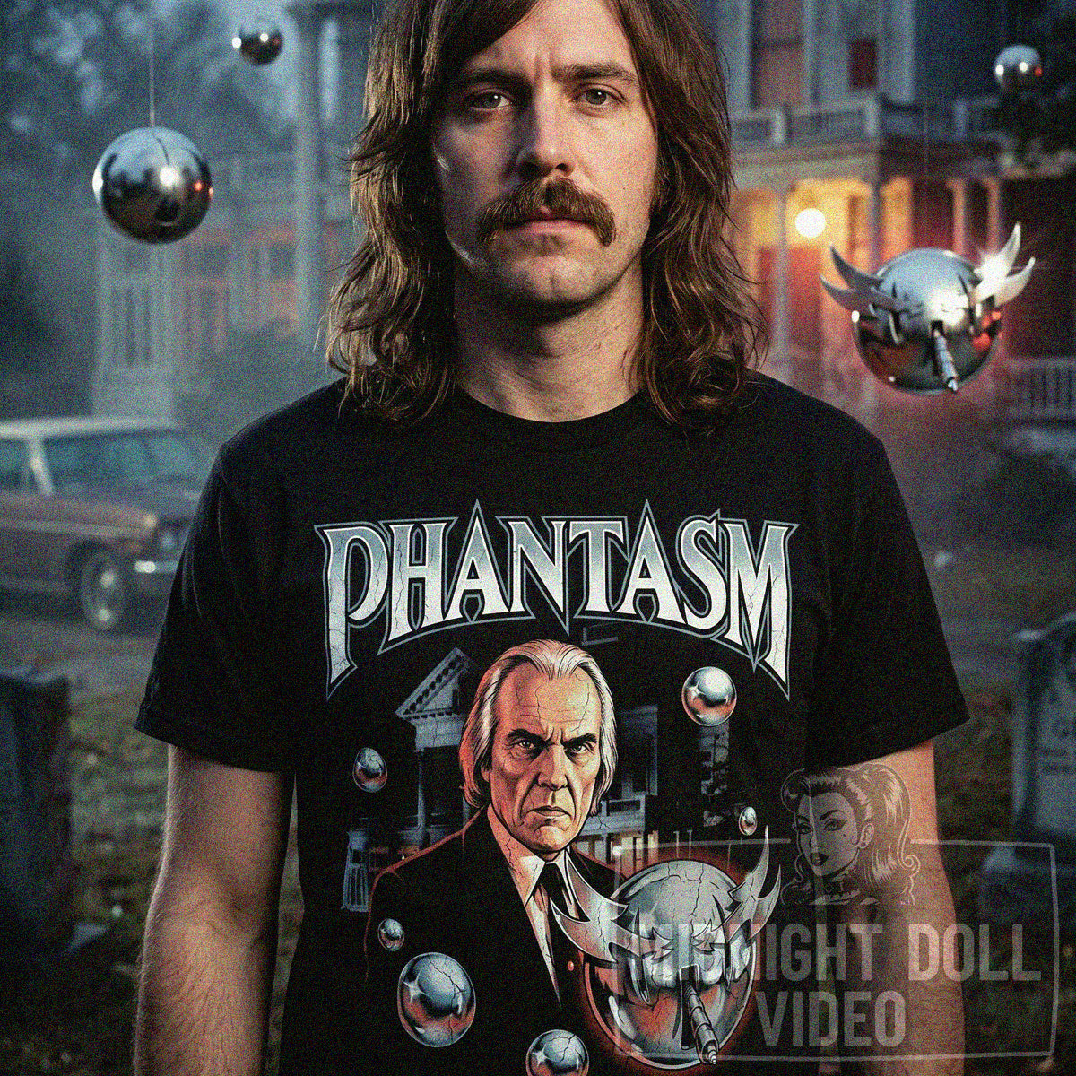 PHANTASM (1979) - "THE TALL MAN" VINTAGE HORROR SHIRT