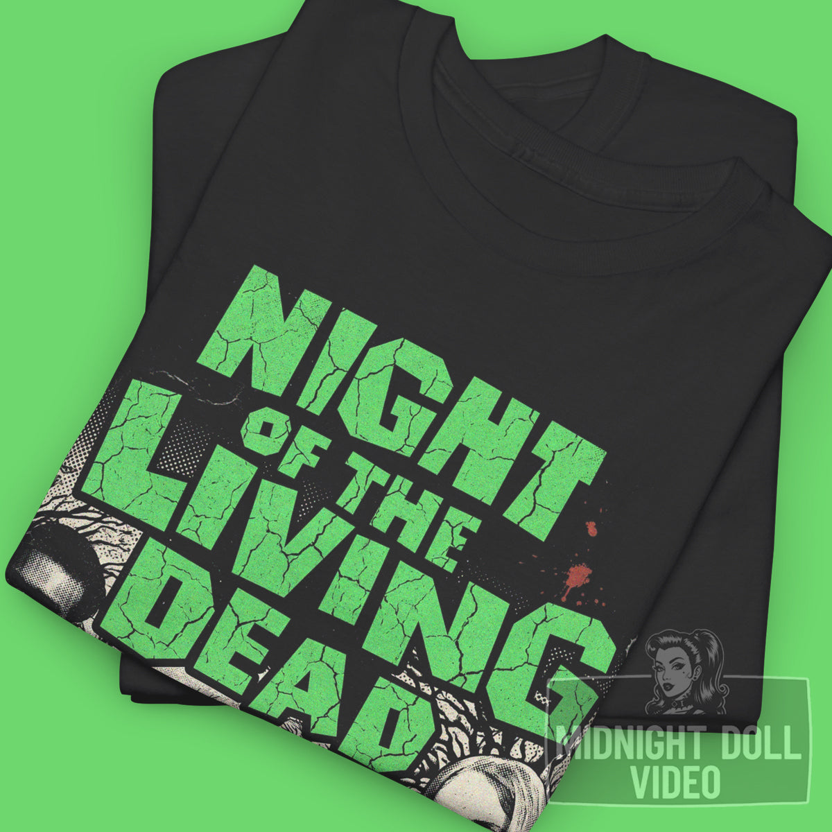 NIGHT OF THE LIVING DEAD (1968) - "THEY'RE COMING TO GET YOU" VINTAGE HORROR SHIRT