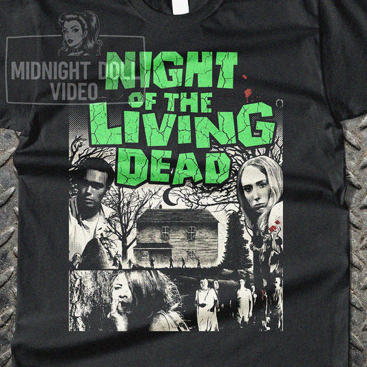 NIGHT OF THE LIVING DEAD (1968) - "THEY'RE COMING TO GET YOU" VINTAGE HORROR SHIRT