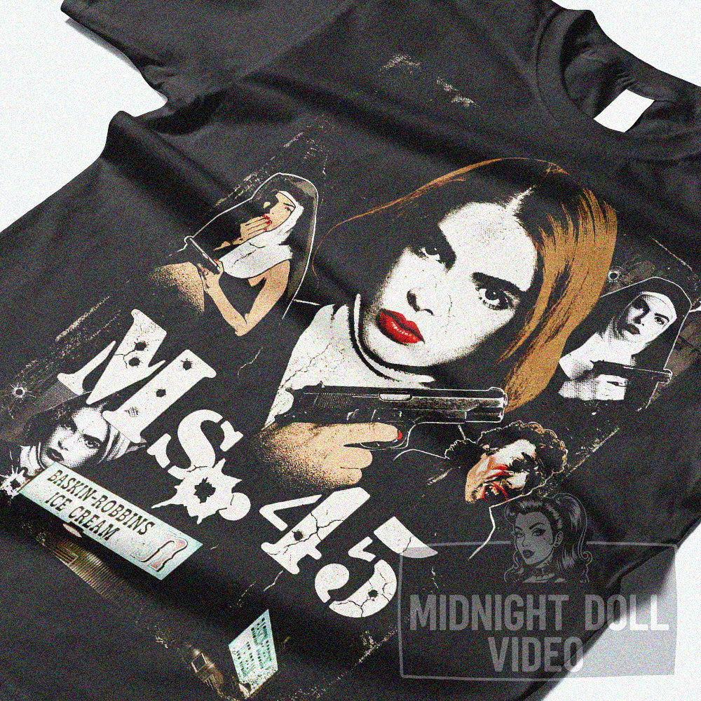 MS .45 (1981) - "ANGEL OF VENGEANCE" VINTAGE T-SHIRT