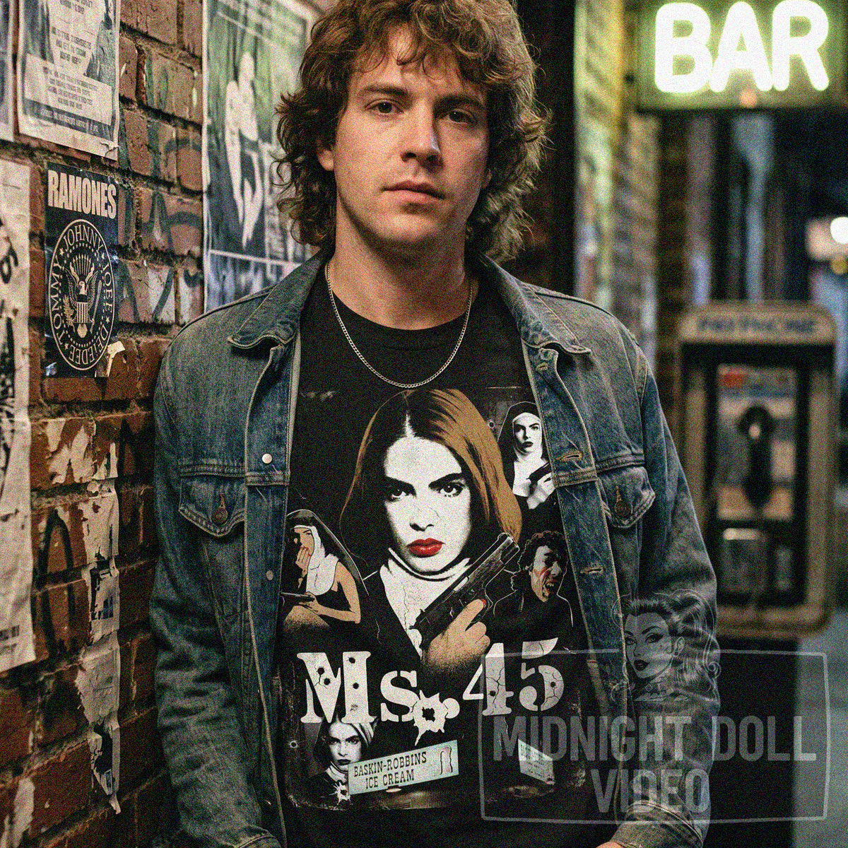 MS .45 (1981) - "ANGEL OF VENGEANCE" VINTAGE T-SHIRT