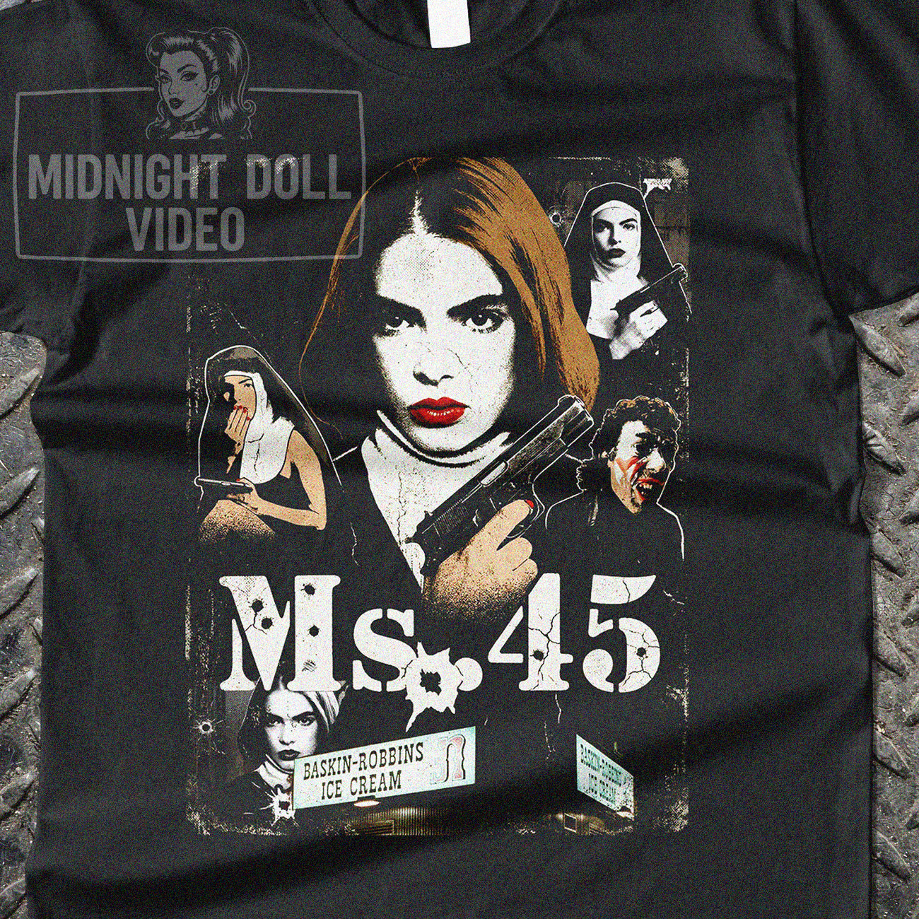 MS .45 (1981) - "ANGEL OF VENGEANCE" VINTAGE T-SHIRT