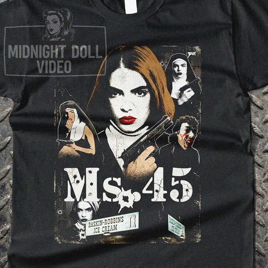 MS .45 (1981) - "ANGEL OF VENGEANCE" VINTAGE T-SHIRT