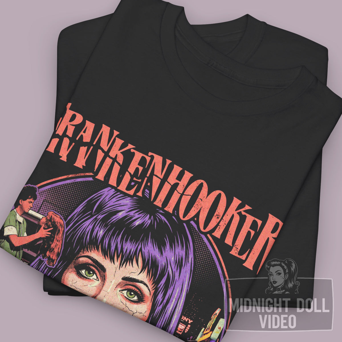 Frankenhooker (1990) - "Wanna Date?" Cult Horror T-Shirt