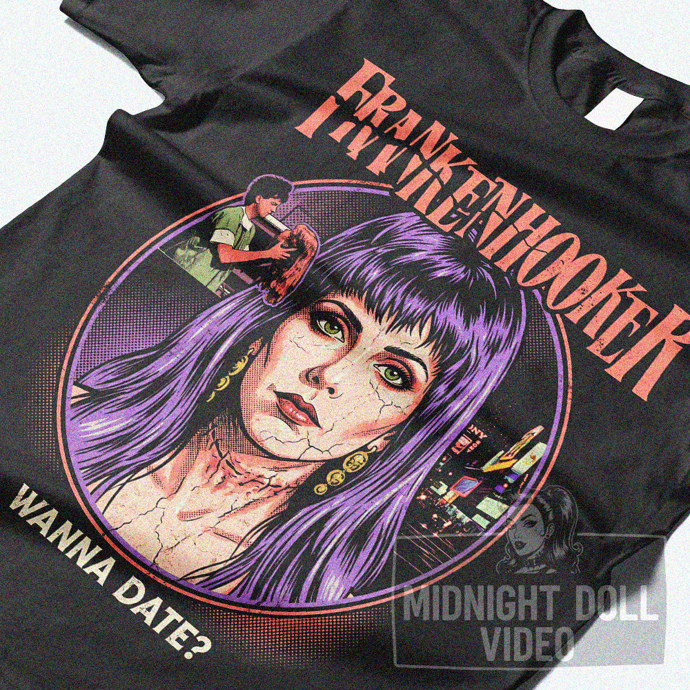 Frankenhooker (1990) - "Wanna Date?" Cult Horror T-Shirt
