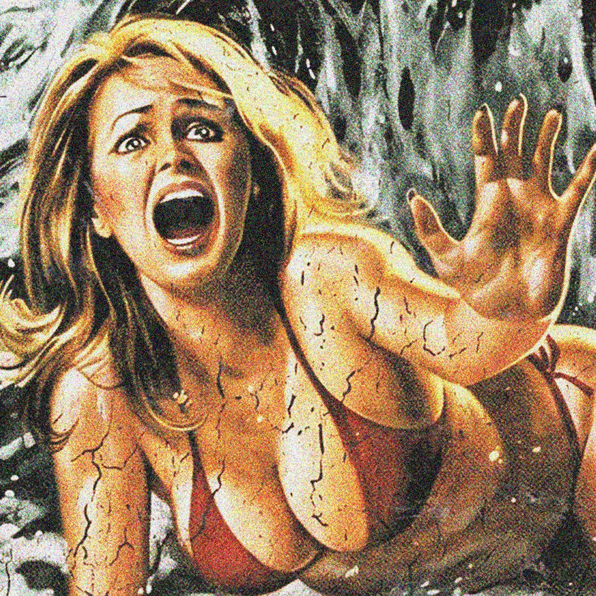 Humanoids From The Deep (1980) - "Beach Danger" VHS Tribute Art Print