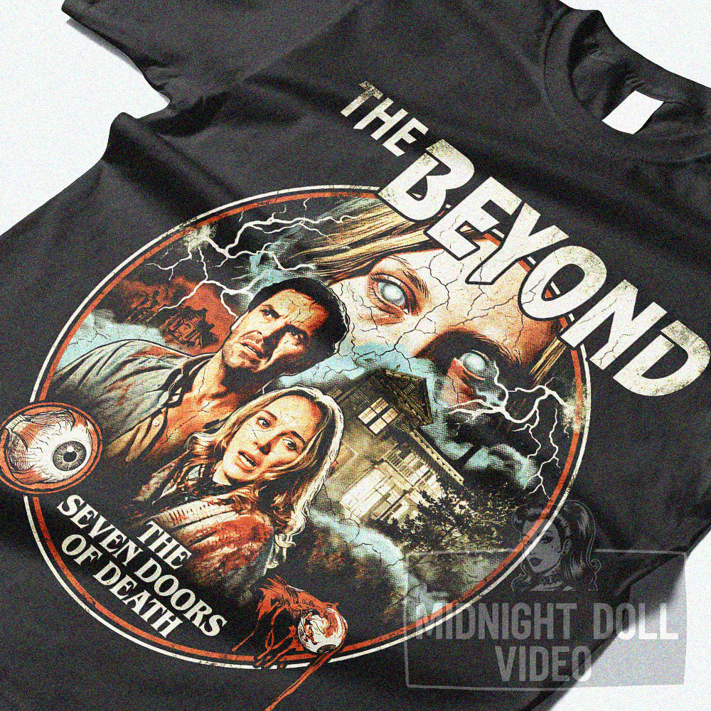 THE BEYOND (1981) - "THE SEVEN DOORS OF DEATH" VINTAGE T-SHIRT