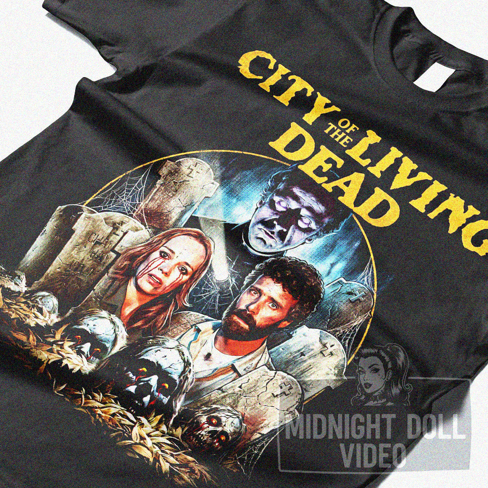 CITY OF THE LIVING DEAD (1980) - "THE GATES OF HELL" VINTAGE T-SHIRT