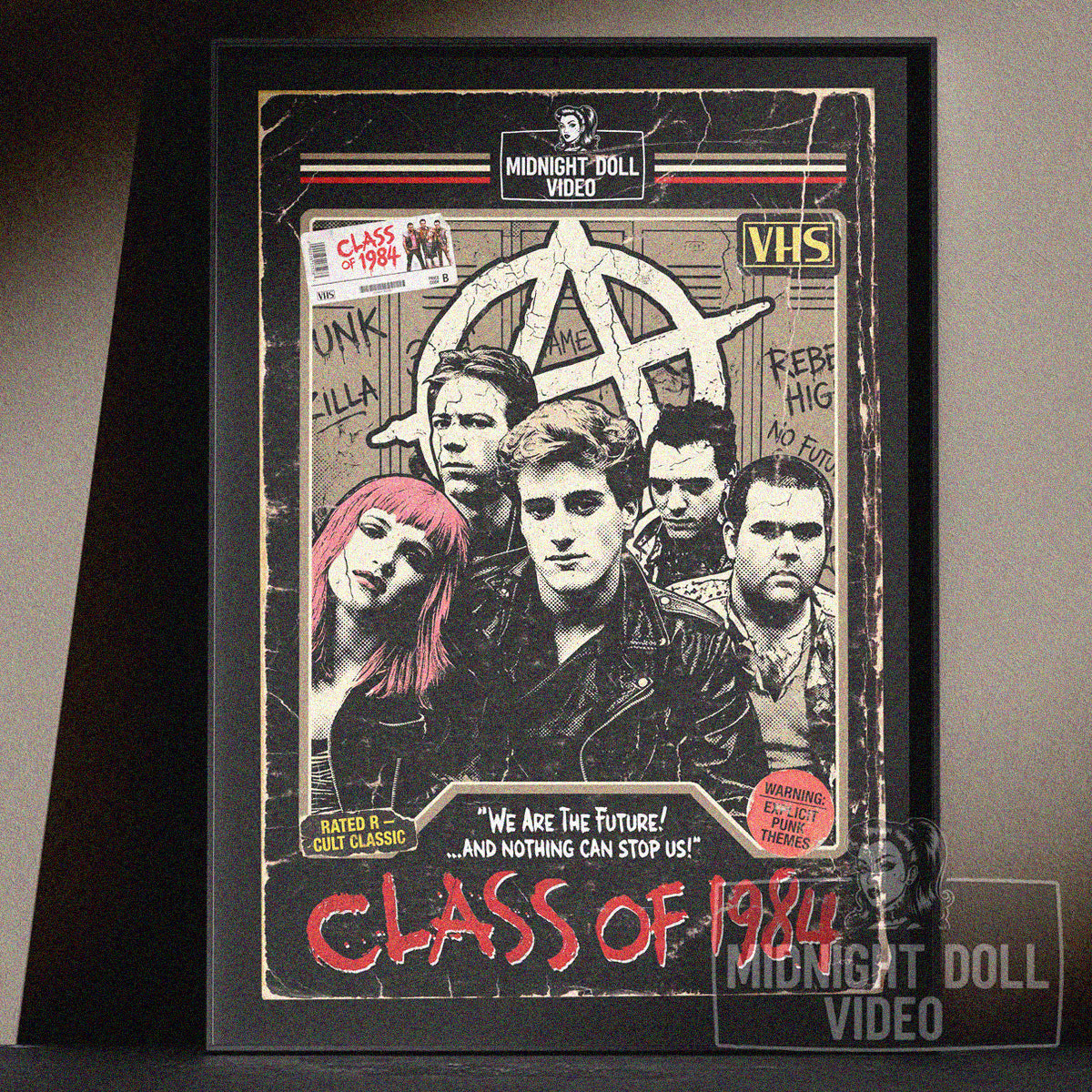 Class of 1984 (1982) - "We Are The Future" VHS Tribute Art Print
