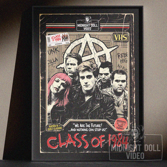 Class of 1984 (1982) - "We Are The Future" VHS Tribute Art Print