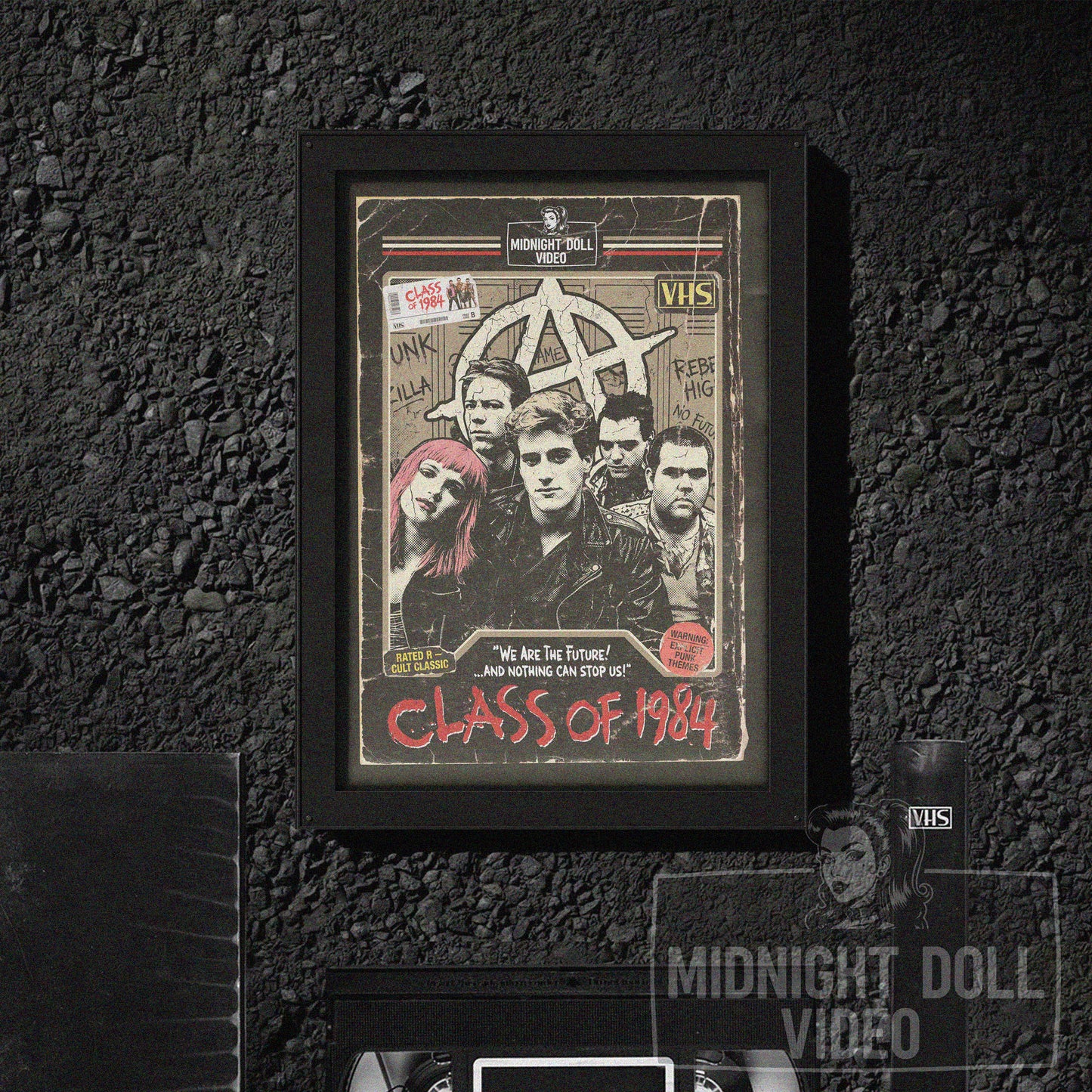 Class of 1984 (1982) - "We Are The Future" VHS Tribute Art Print