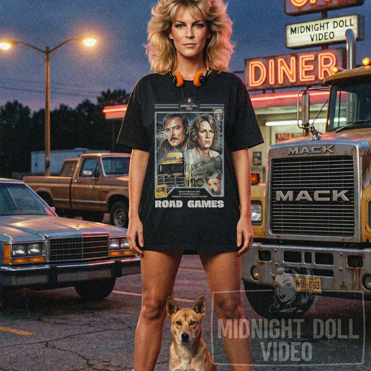 ROAD GAMES (1981) - "THE DEADLIEST GAME" - VHS TRIBUTE T-SHIRT
