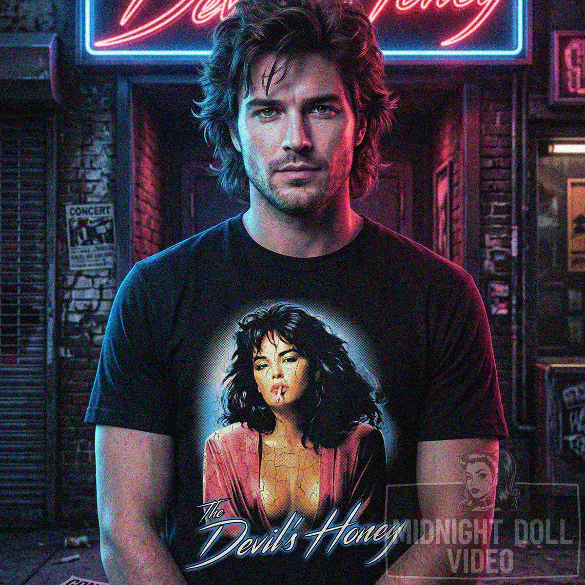 THE DEVIL'S HONEY (1986) - "Fulci's Erotic Thriller" - Vintage T-Shirt