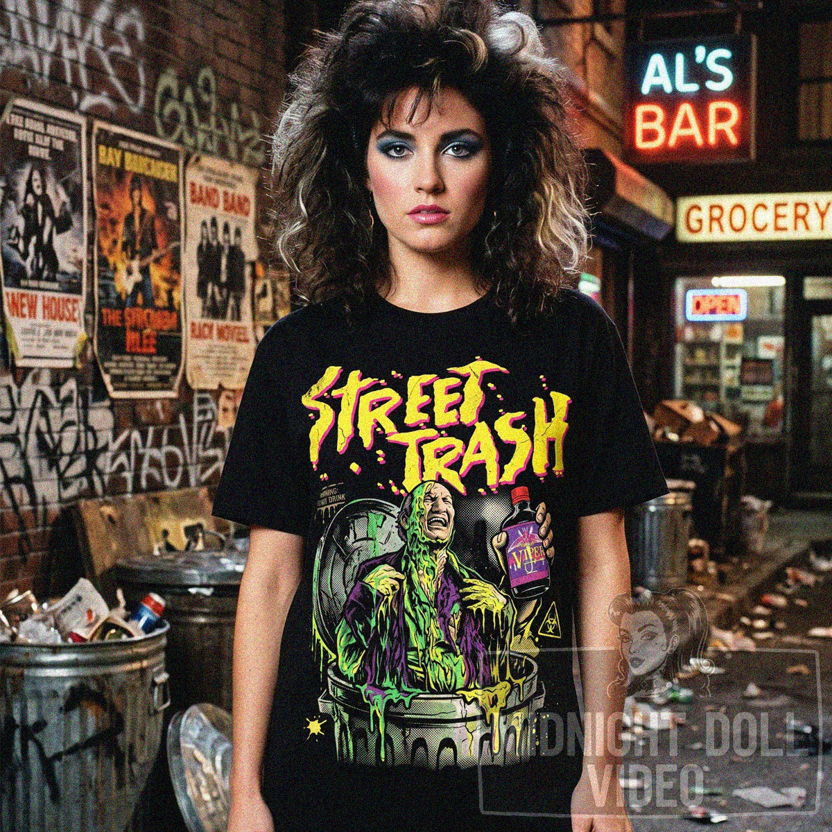 STREET TRASH (1987) - "Tenafly Viper" - Vintage T-Shirt
