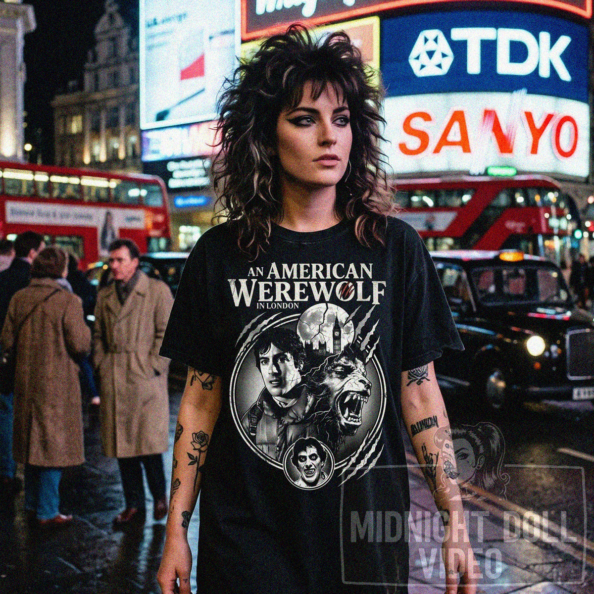 An American Werewolf in London (1981) - "Beware the Moon" Vintage T-Shirt