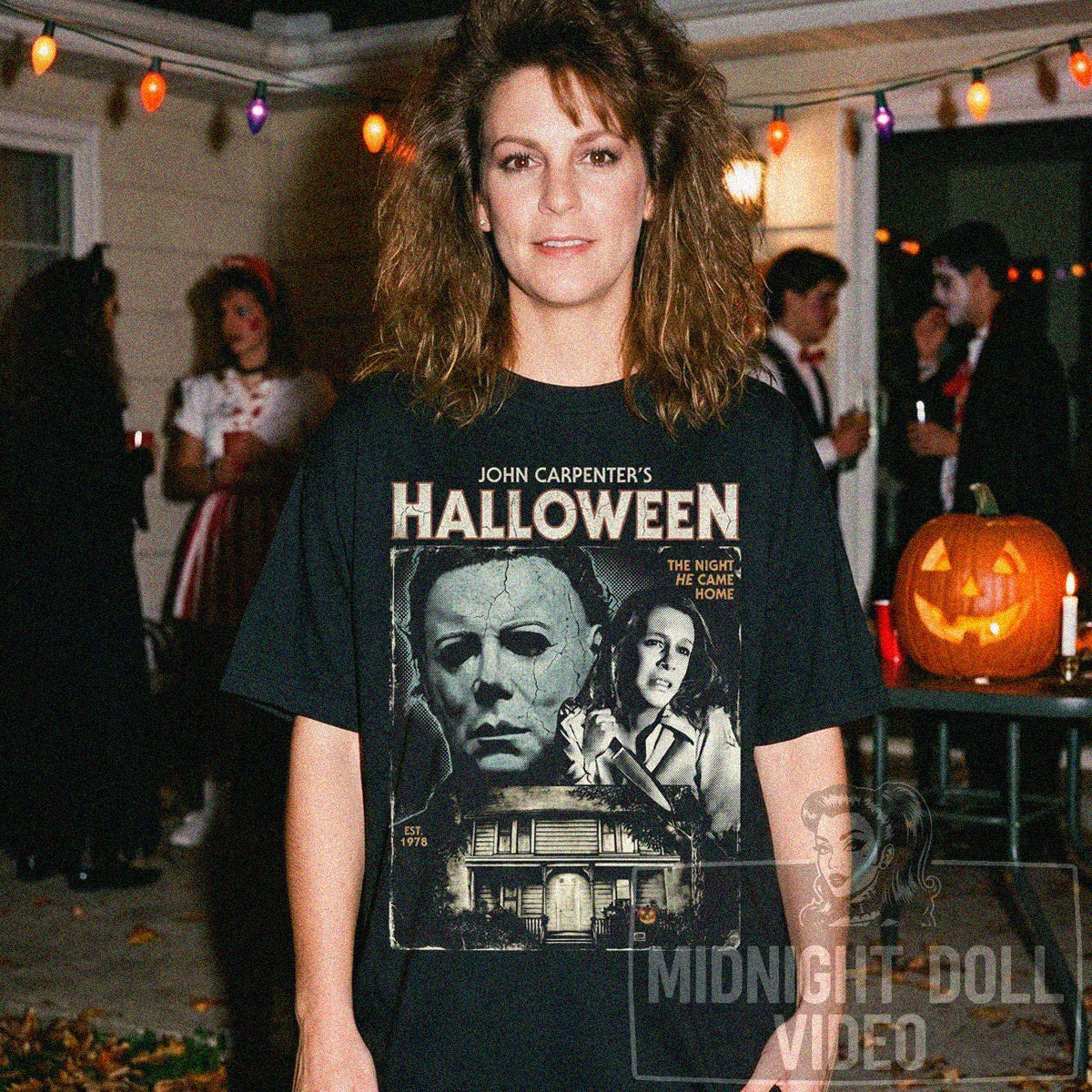 Halloween (1978) - "The Night He Came Home" Vintage Shirt - Classic Fit