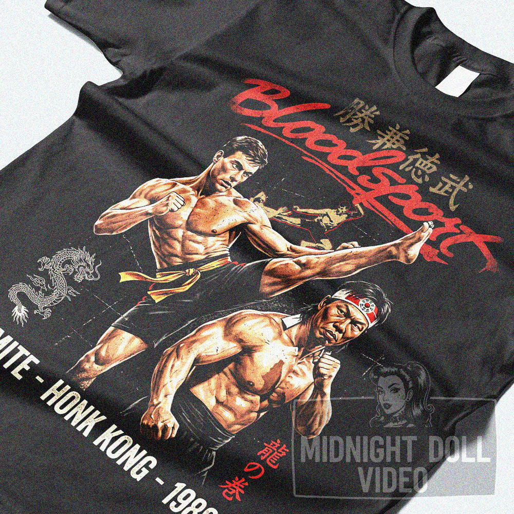 Bloodsport (1988) ''Jean-Claude Van Damme'' Vintage T-Shirt