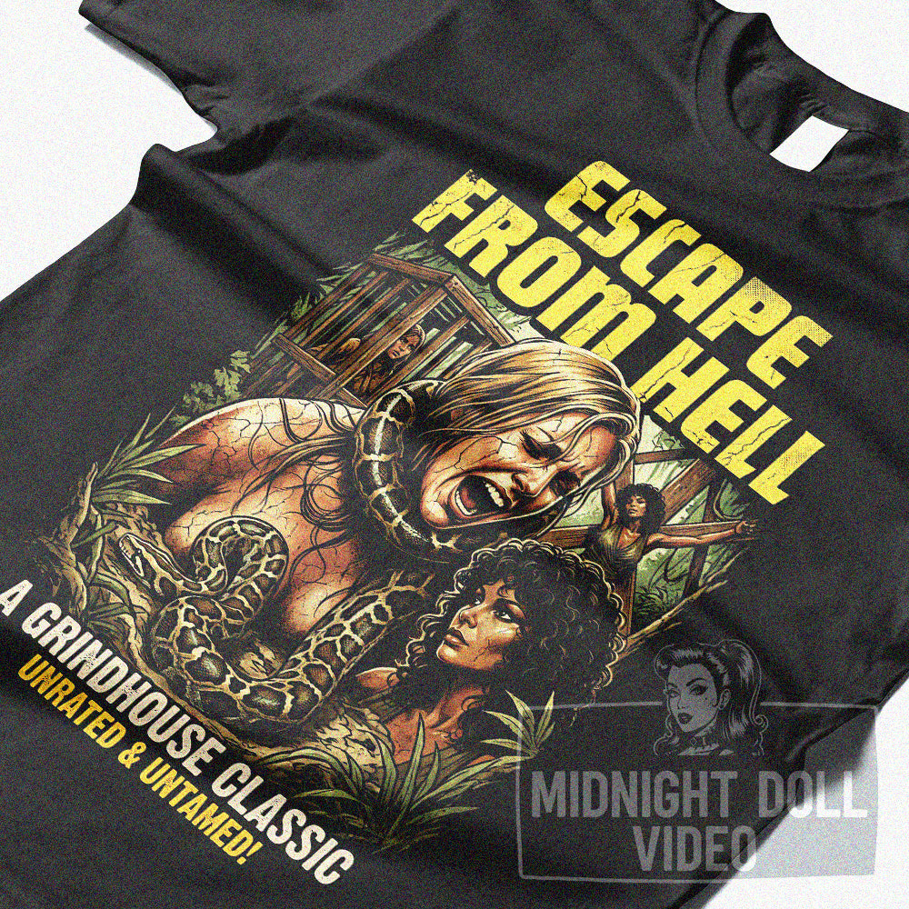 ESCAPE FROM HELL - "A GRINDHOUSE CLASSIC" VINTAGE T-SHIRT