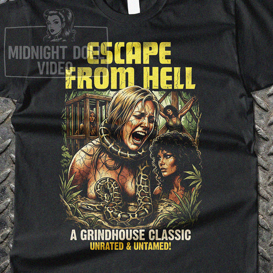 ESCAPE FROM HELL - "A GRINDHOUSE CLASSIC" VINTAGE T-SHIRT